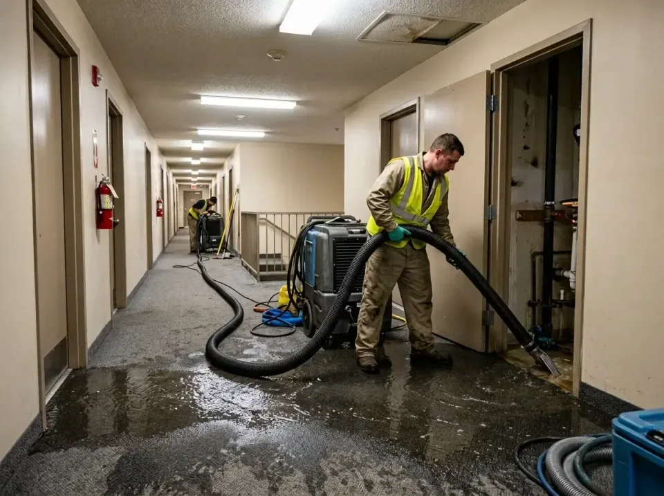 multi-unit-apartment-hallway-f-005 — frequently asked questions, Emergency Burst Pipe Water Extraction & Removal in Beaumont…